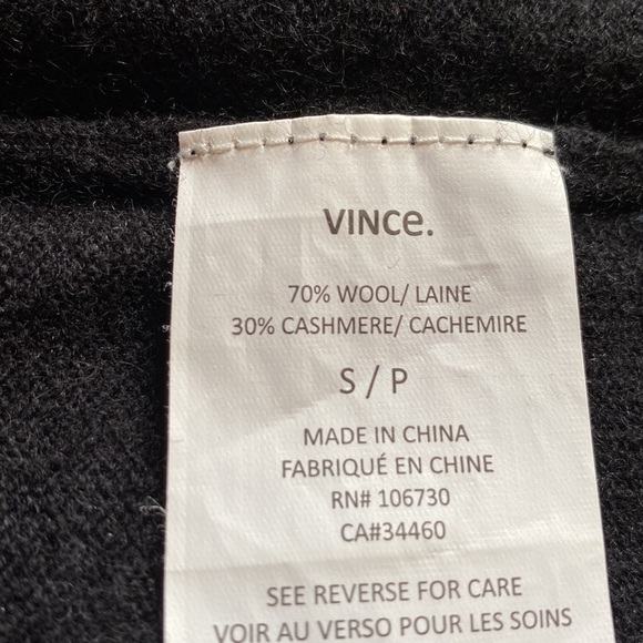 Vince cashmere blend tri colour sweater.S/M - Picture 5 of 7